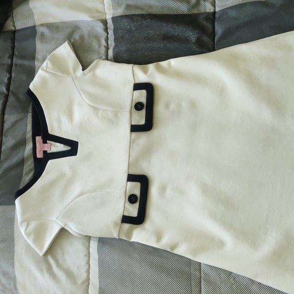 Lilly Pulitzer Cleary Colorblock Ivory Mod Shift Dress Size 0 - Picture 9 of 17